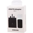 شارژر دیواری 45 وات سامسونگ EP-TA845XBEGCN PD 3A
