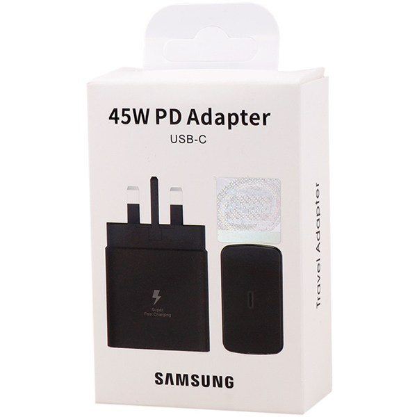 شارژر دیواری 45 وات سامسونگ EP-TA845XBEGCN PD 3A