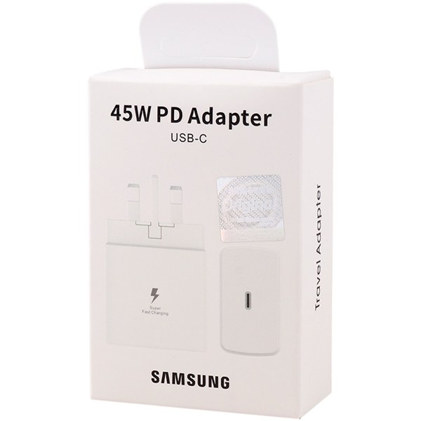 شارژر دیواری 45 وات سامسونگ EP-TA845XBEGCN PD 3A