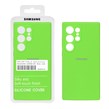 قاب سیلیکونی پاک کنی اورجینال درجه یک Samsung Galaxy S24 Ultra - سبز (پک دار)