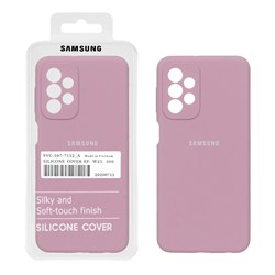 قاب سیلیکونی پاک کنی اورجینال درجه یک Samsung Galaxy A23 - بنفش کدر (پک دار)