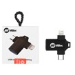 تبدیل Miller USB TO Type-C / Lightning مدل MO-210 - مشکی (گارانتی پارتیان پایا)