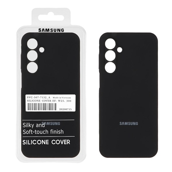 قاب سیلیکونی پاک کنی اورجینال درجه یک Samsung Galaxy A16 - مشکی (پک دار)
