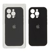 قاب سیلیکونی پاک کنی محافظ لنزدار اورجینال Apple iPhone 16 Pro - مشکی (پک اصلی)