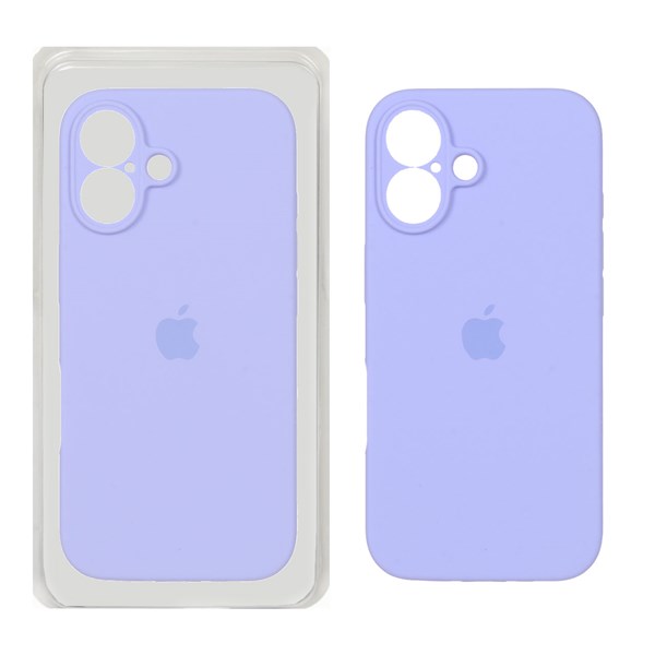 قاب سیلیکونی پاک کنی محافظ لنزدار اورجینال Apple iPhone 16 - یاسی (پک اصلی)