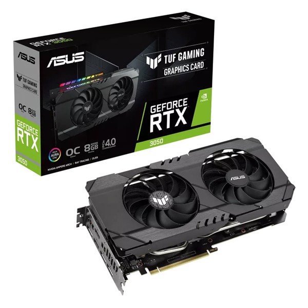 کارت گرافیک Asus TUF Gaming GeForce RTX3050 OC 8GB GDDR6 128Bit