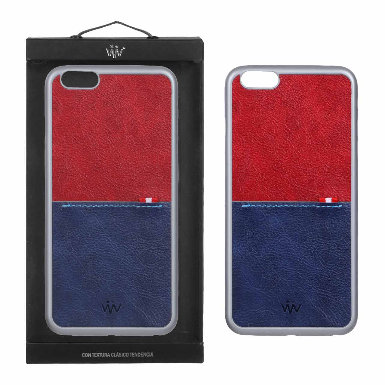 قاب VVV طرح چرم دو تکه Apple iPhone 6 Plus / iPhone 6s Plus - کد 1 (پک دار)
