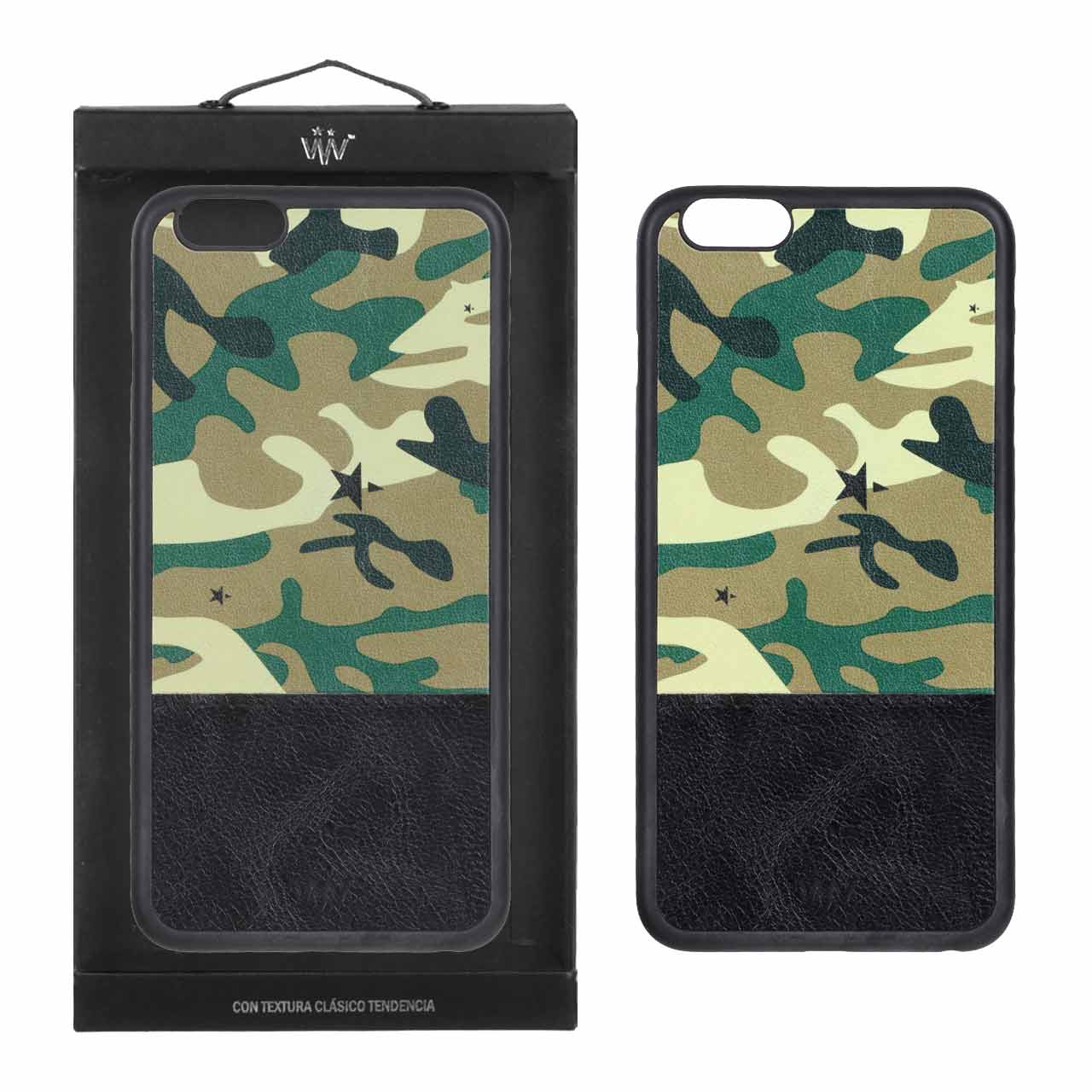 قاب VVV طرح چرم دو تکه Apple iPhone 6 Plus / iPhone 6s Plus - کد 5 (پک دار)
