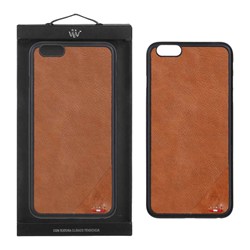 قاب VVV طرح چرم Apple iPhone 6 Plus / iPhone 6s Plus - کاراملی (پک دار)