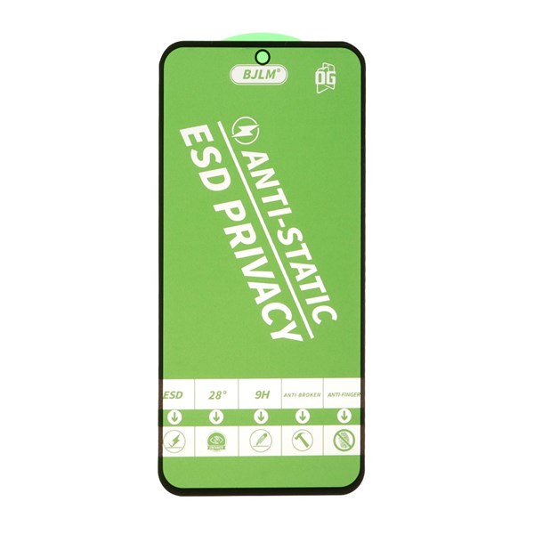 محافظ صفحه نمایش شیشه ای Full Cover OG - Privacy ANti Static مدل Samsung Galaxy A35 / A55 (بدون پک)