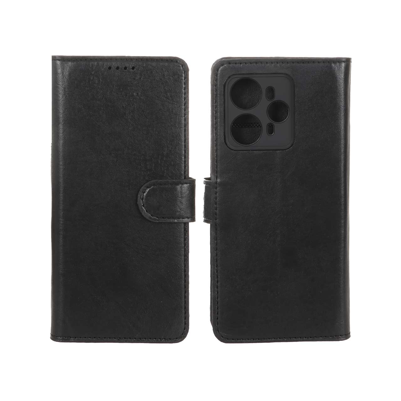 کیف موبایل چرمی مگنتی محافظ لنزدار Vocal V1 / V1 Plus - مشکی