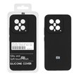 قاب سیلیکونی پاک کنی اورجینال درجه یک Xiaomi Mi 14 - مشکی (پک دار)