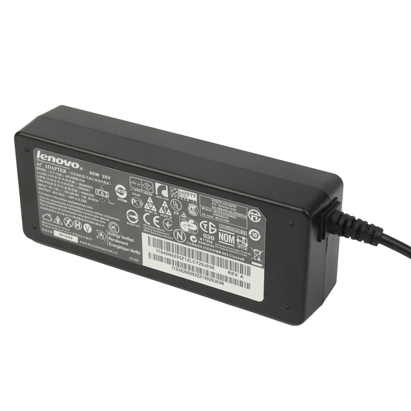 شارژر لپ تاپ Lenovo 20V 3.25A سوکت ریز