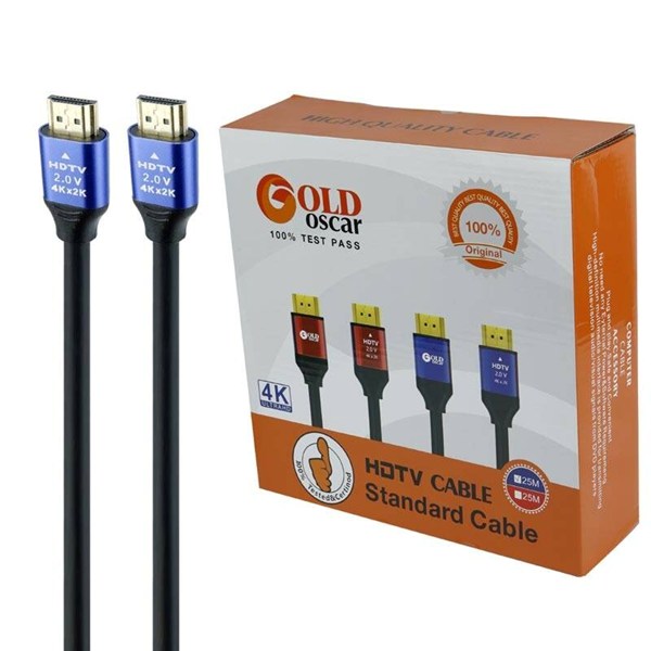 کابل HDMI 4K گلد اسکار Gold Oscar طول 25 متر