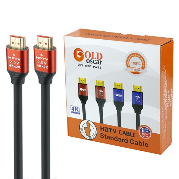 کابل HDMI 4K گلد اسکار Gold Oscar طول 20 متر