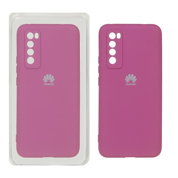 قاب سیلیکونی High Copy مدل AKB - Huawei Nova 7 5G - ارغوانی (پک دار)