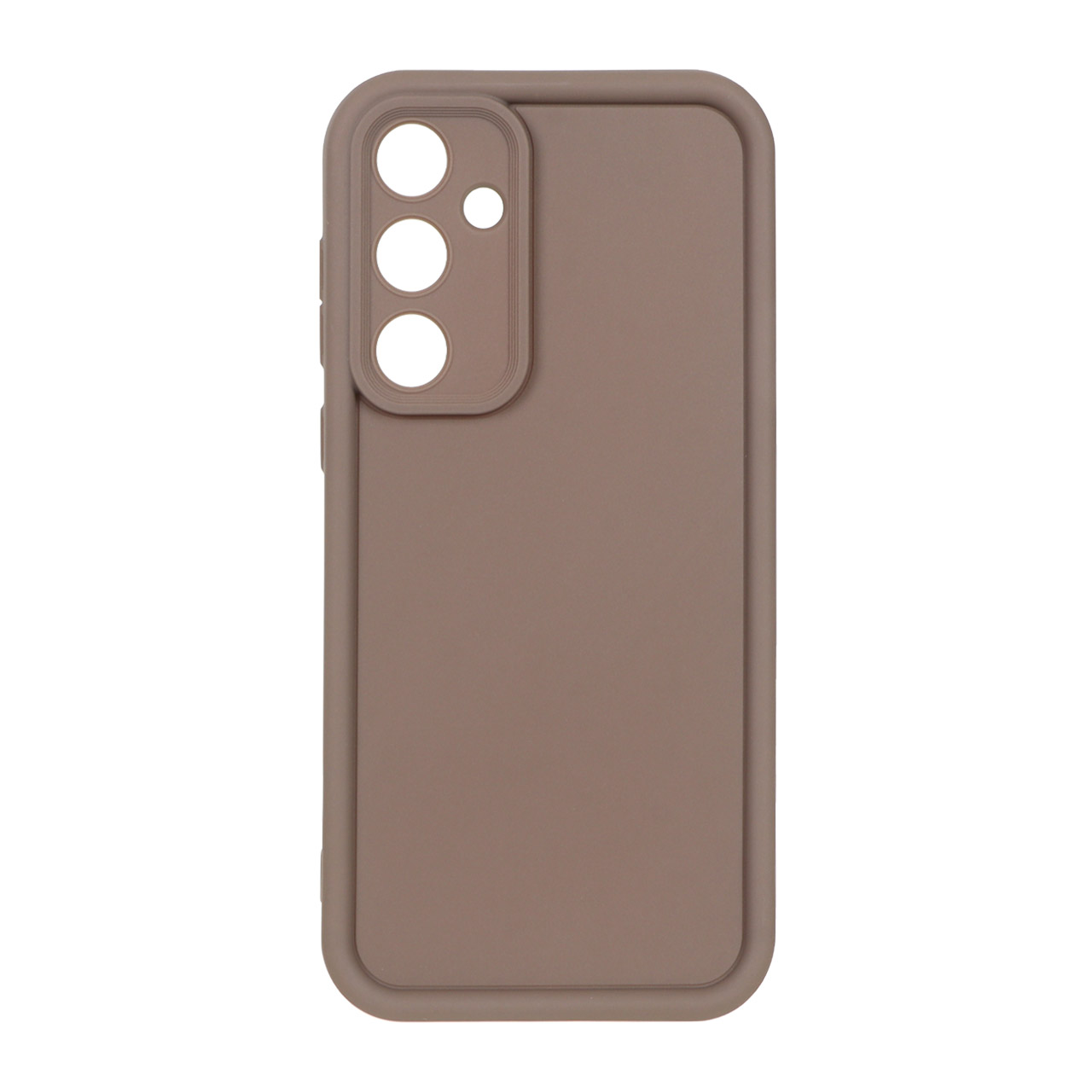 قاب Solid Case مدل Samsung Galaxy A35 - قهوه ای