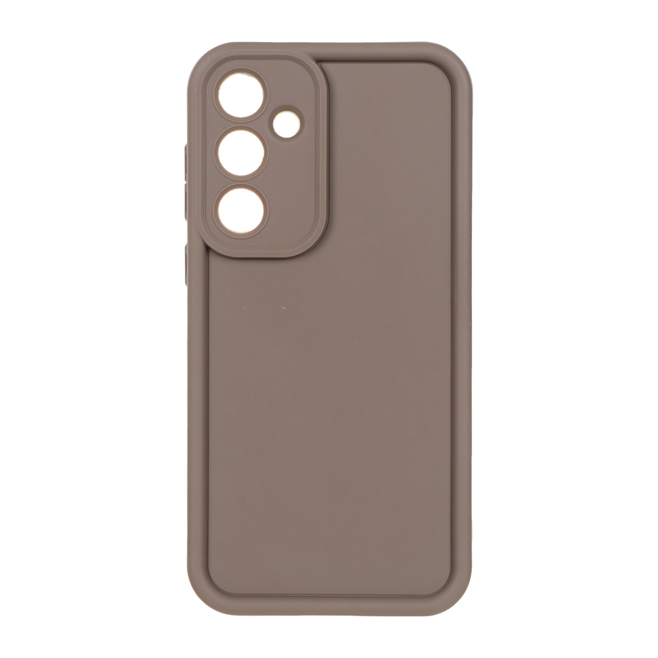 قاب Solid Case مدل Samsung Galaxy A55 - قهوه ای