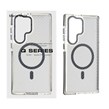 قاب اورجینال Q Series پشت کربن MagSafe مدل Samsung Galaxy S23 Ultra - خاکستری (پک دار)