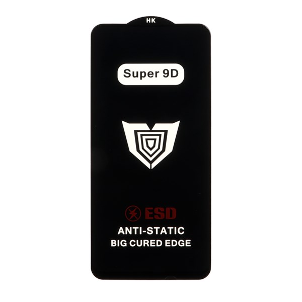 محافظ صفحه نمایش شیشه ای Full Cover ESD Anti Static - Super 9D مدل Huawei Y9S / Y9 Prime 2019 (بدون پک)