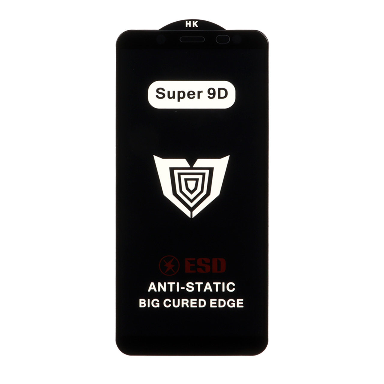 محافظ صفحه نمایش شیشه ای Full Cover ESD Anti Static - Super 9D مدل Samsung Galaxy A6 2018 (بدون پک)