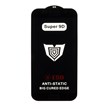 محافظ صفحه نمایش شیشه ای Full Cover ESD Anti Static - Super 9D مدل Samsung Galaxy A7 2017 / A720 (بدون پک) - مشکی