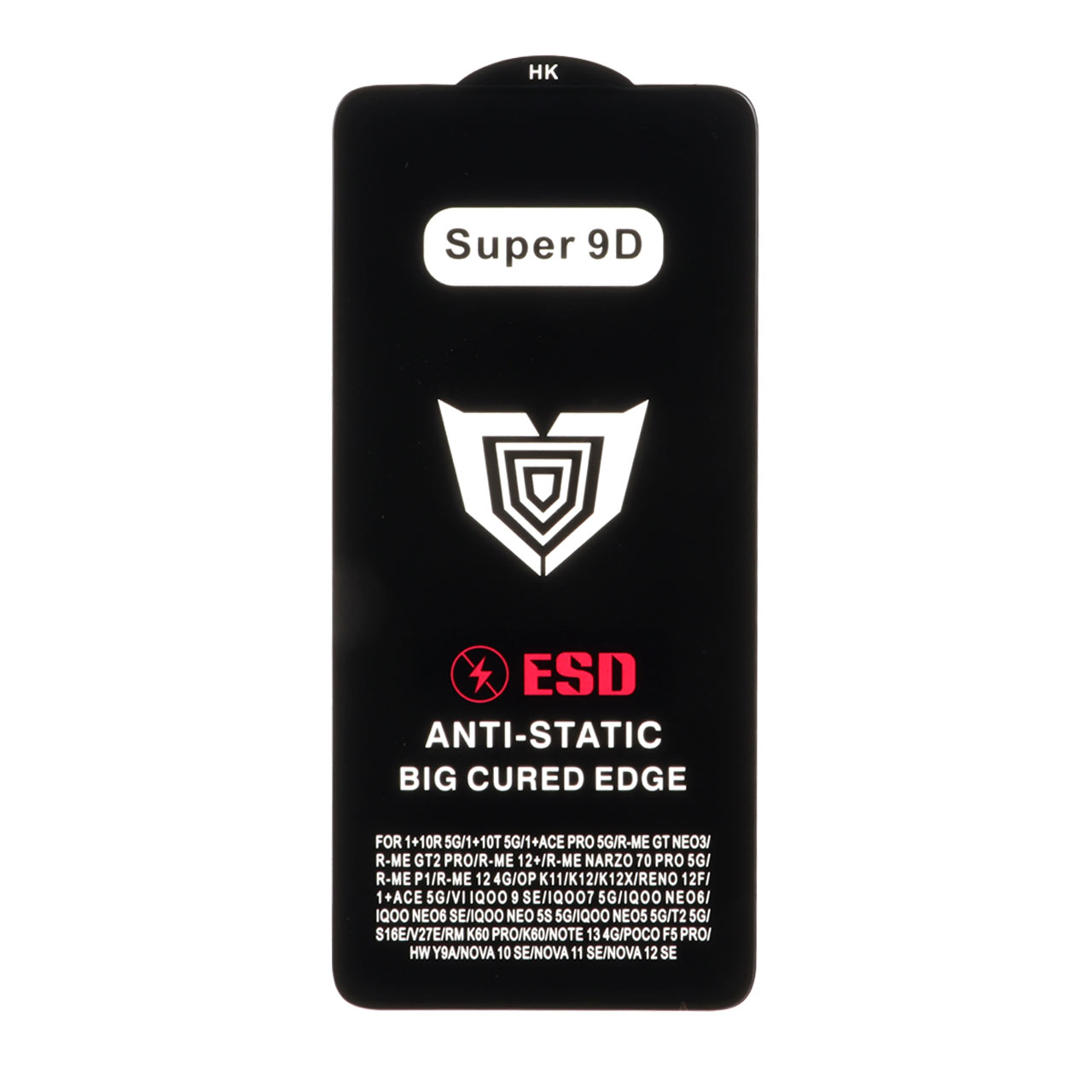 محافظ صفحه نمایش شیشه ای Full Cover ESD Anti Static - Super 9D مدل Xiaomi Redmi Note 13 4G / Poco M7 Pro 5G (بدون پک)