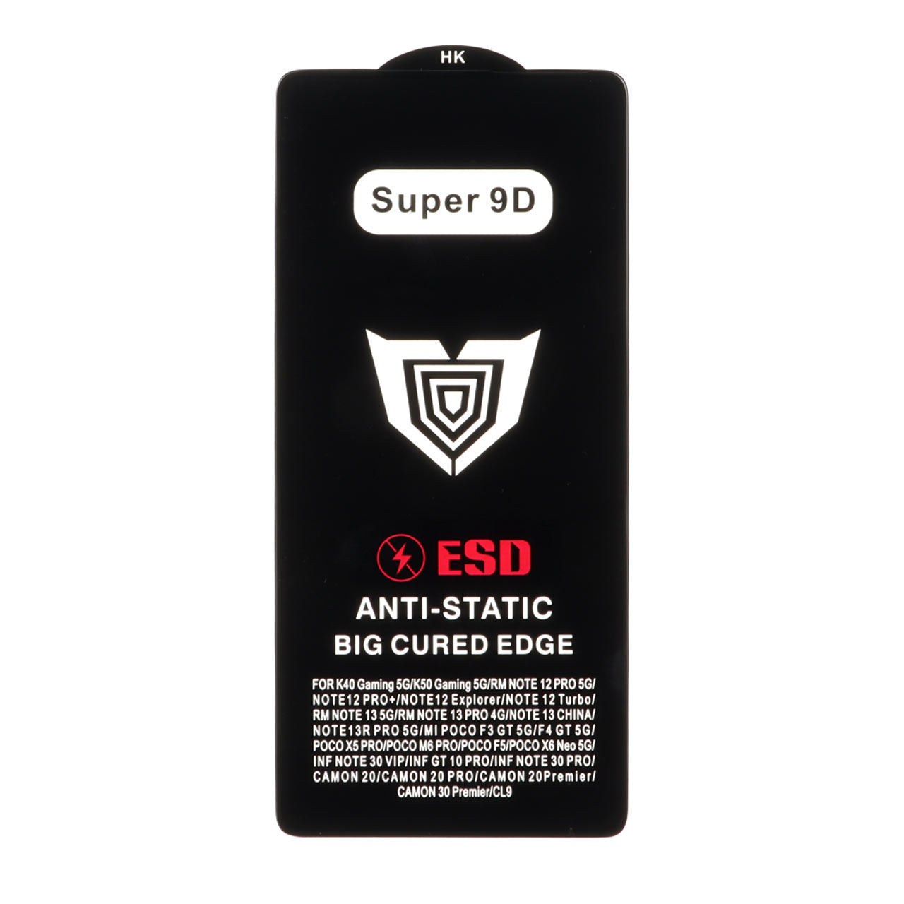 محافظ صفحه نمایش شیشه ای Full Cover ESD Anti Static - Super 9D مدل Xiaomi Redmi Note 13 Pro 4G / Note 14S / Poco M6 Pro 4G (بدون پک)