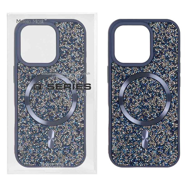 قاب اورجینال دیاموند Magsafe مدل Apple iPhone 16 Pro - سرمه ای (پک دار)