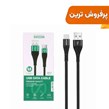 کابل شارژ کنفی 1.1 متری فست Shoosh Type-C مدل SH115C - مشکی - SMO