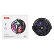 فن خنک کننده گوشی موبایل XO مدل XO-SL03 - مشکی (دارای نورپردازی RGB)