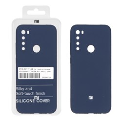 قاب سیلیکونی پاک کنی اورجینال درجه یک Xiaomi Redmi Note 8 - سرمه ای (پک دار)