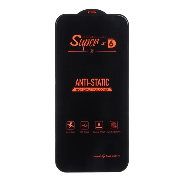 محافظ صفحه نمایش شیشه ای Full Cover Super D 6 - ESD مدل Apple iPhone 15 pro max