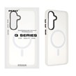 قاب اورجینال Magic Mask مات Magsafe بلک لنز Samsung Galaxy S24 FE - سفید (پک دار)