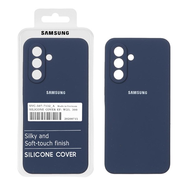 قاب سیلیکونی پاک کنی اورجینال درجه یک Samsung Galaxy A56 / A36 - سرمه ای (پک دار)