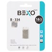فلش مموری BEXO USB2.0 مدل B-334 ظرفیت 16GB - نقره ای (گارانتی داده پردازی آواتک)