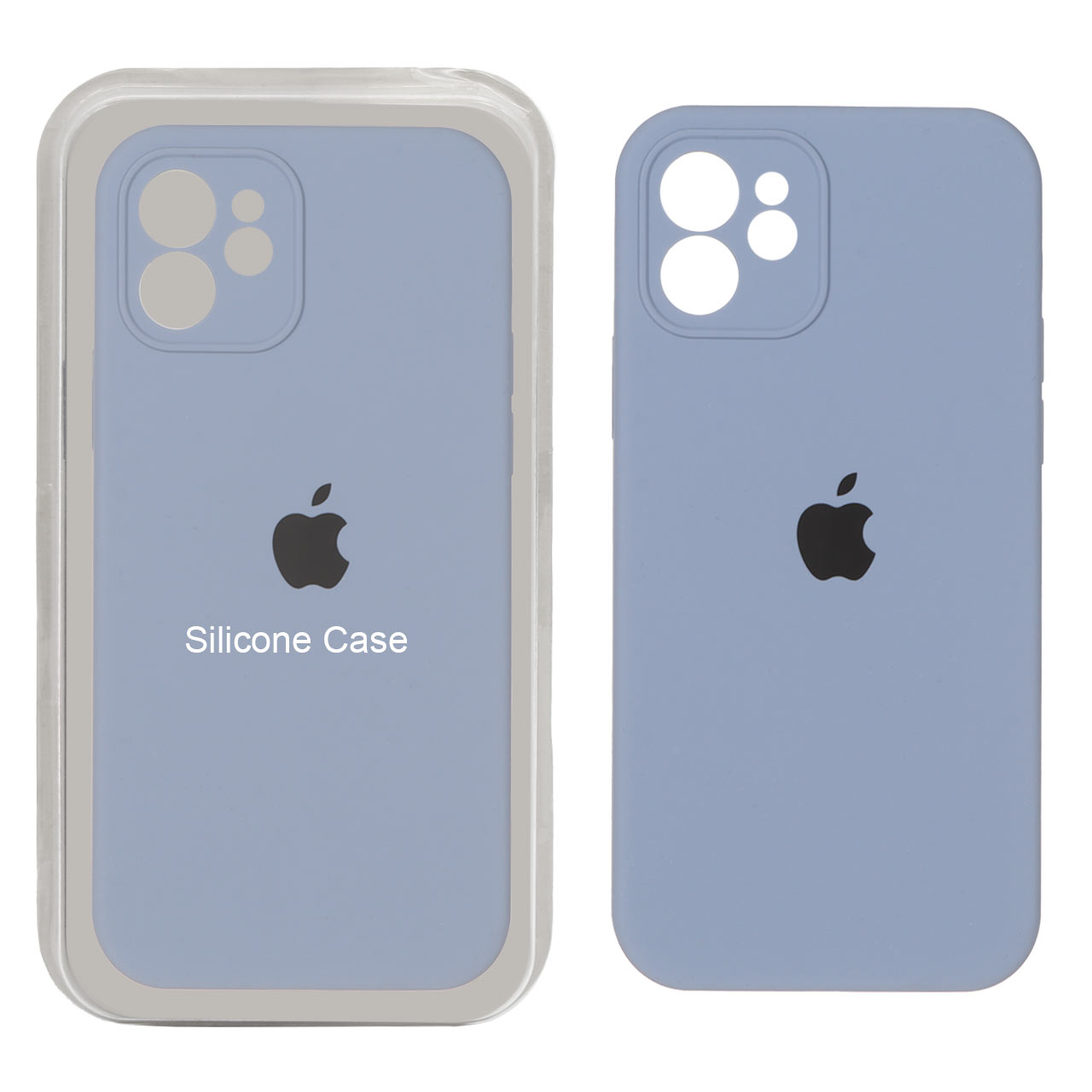 قاب سیلیکونی پاک کنی محافظ لنزدار اورجینال Apple iPhone 12 - فیلی (پک اصلی)