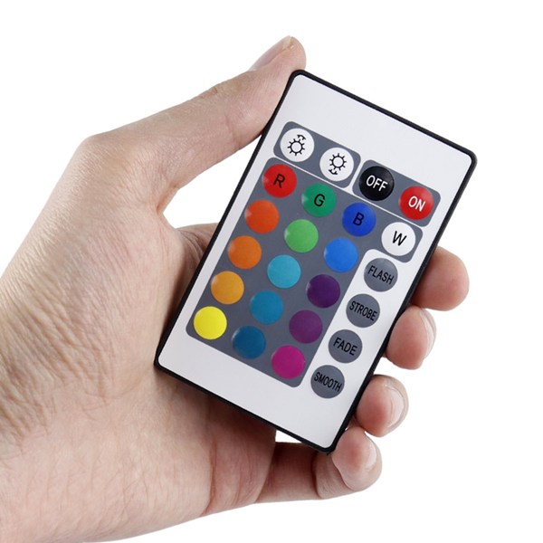 سوکت ریسه SMD LED Strip RGB طول 50 سانتی متری + ریموت کنترل