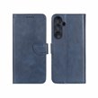 کیف چرمی موبایل مگنتی محافظ لنزدار Samsung Galaxy S24 FE - سرمه ای