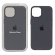 قاب سیلیکونی پاک کنی اورجینال Apple iPhone 13 / iPhone 14 - خاکستری (پک اصلی)