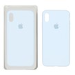 قاب سیلیکونی پاک کنی اورجینال Apple iPhone XS Max - آبی روشن (پک اصلی)