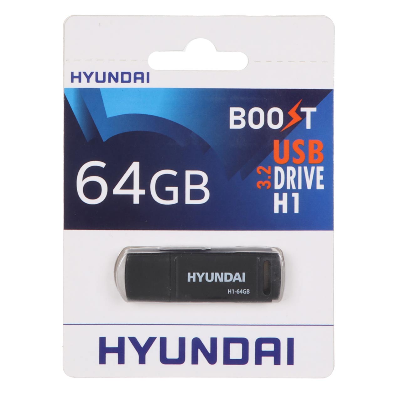 فلش مموری Hyundai USB3.2 مدل Boost H1 ظرفیت 64GB - (گارانتی IPM)