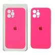 قاب سیلیکونی پاک کنی محافظ لنزدار اورجینال Apple iPhone 12 Pro Max - صورتی فانتزی (پک اصلی)