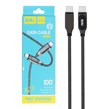 کابل شارژ فست BUKU Type-C To Type-C مدل MA-085 100W - مشکی - MMS