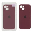 قاب سیلیکونی پاک کنی اورجینال Master Quality مدل Apple iPhone 13 / iPhone 14 - زرشکی (پک دار)
