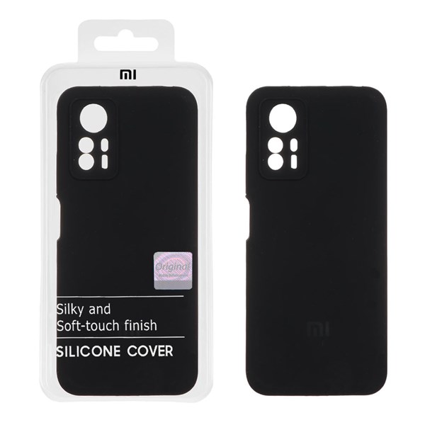 قاب سیلیکونی پاک کنی اورجینال Master Quality مدل Xiaomi Redmi Note 12S - مشکی (پک دار)