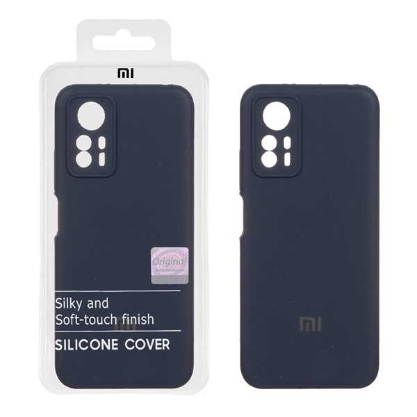 قاب سیلیکونی پاک کنی اورجینال Master Quality مدل Xiaomi Redmi Note 12S - سرمه ای (پک دار)