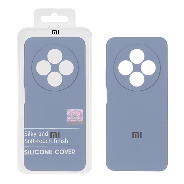 قاب سیلیکونی پاک کنی اورجینال Master Quality مدل Xiaomi Redmi 14C / Redmi A4 / Poco C75 - فیلی (پک دار)