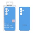 قاب سیلیکونی پاک کنی اورجینال Master Quality مدل  Samsung Galaxy S24 FE - آبی (پک دار)