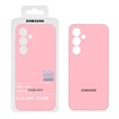 قاب سیلیکونی پاک کنی اورجینال Master Quality مدل  Samsung Galaxy S24 FE - صورتی (پک دار)